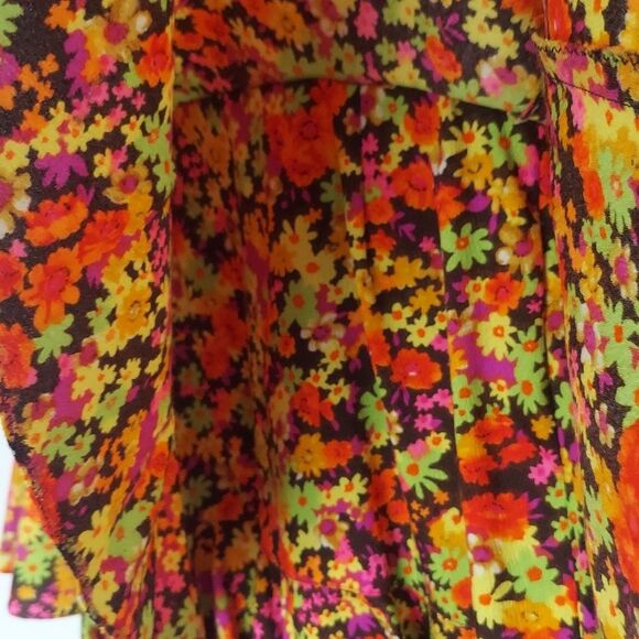 Neon Multi-Colored Sleeveless Dress - Picture 5 of 6